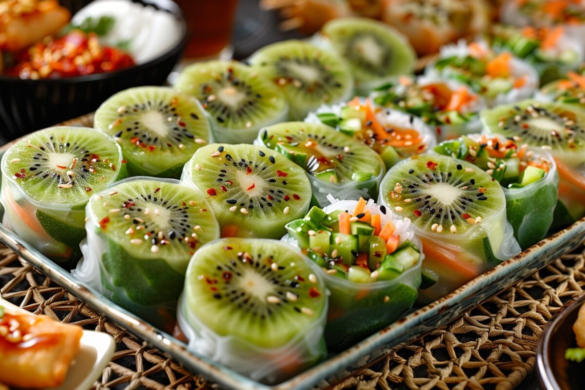 Comment les rouleaux de printemps au kiwi de France peuvent transformer votre apéritif : découvrez leur secret