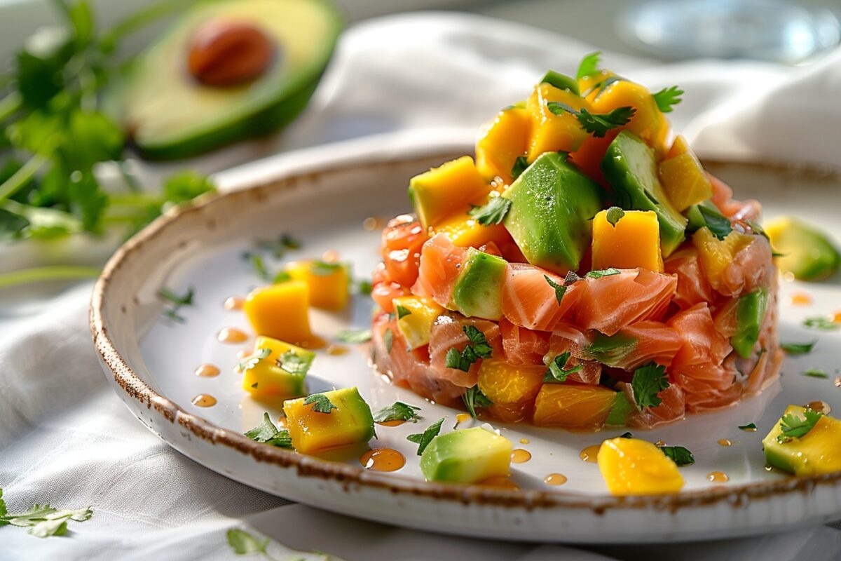 Comment un simple tartare de saumon pourrait transformer vos repas de fête : découvrez une recette exotique et saine